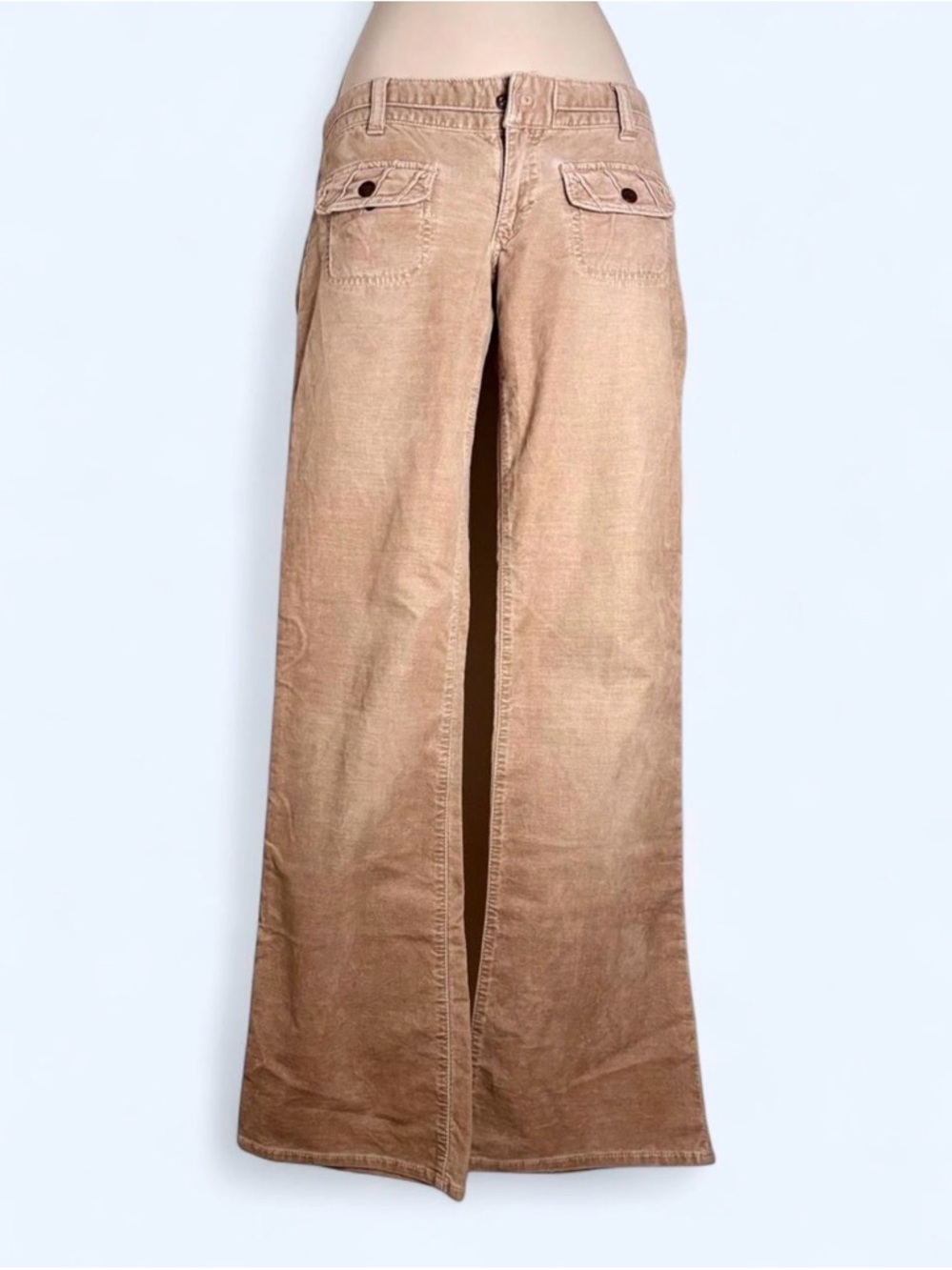 Vintage Y2K Abercrombie & Fitch Low Waisted Bootcut Cords